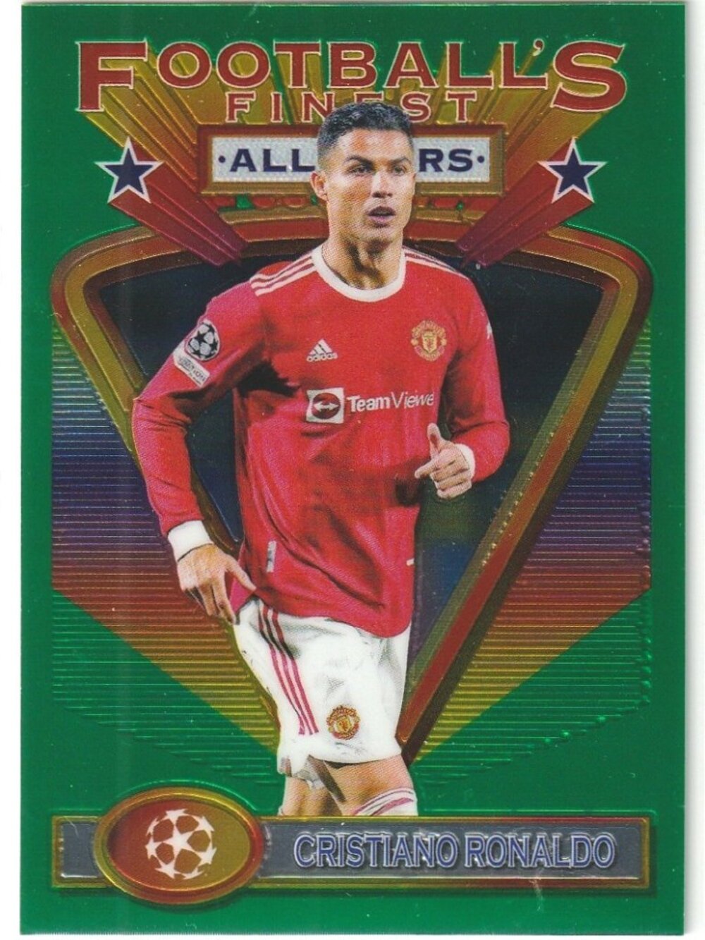 3for$99 CRISTIANO RONALDO 2021-22 Topps Finest Flashbacks Manchester United #7
